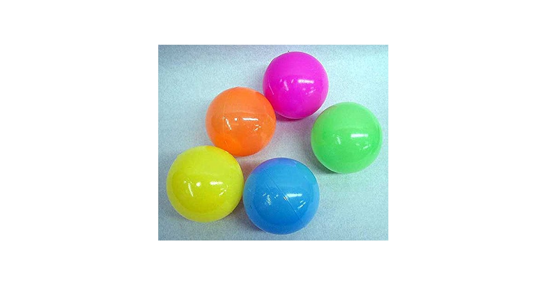 Amazon.co.jp: おもちゃカラーボール 約75ミリ 50個入(色